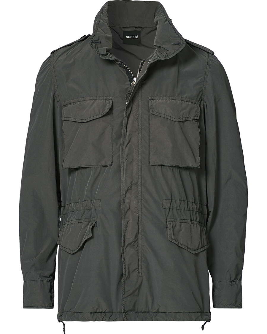 Herre | Jakker | Aspesi | M65 Replica Field Jacket Dark Grey
