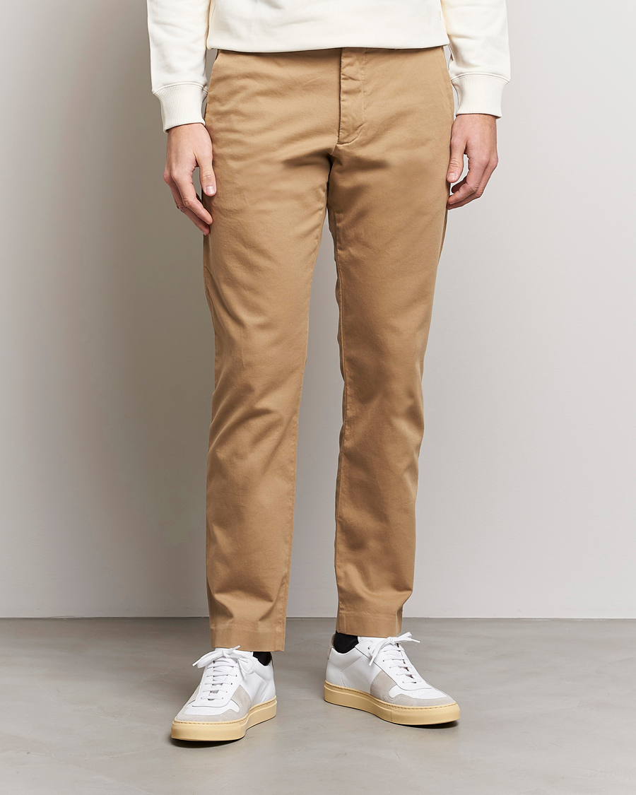Herre | Bukser | NN07 | Theo Regular Fit Stretch Chinos Khaki