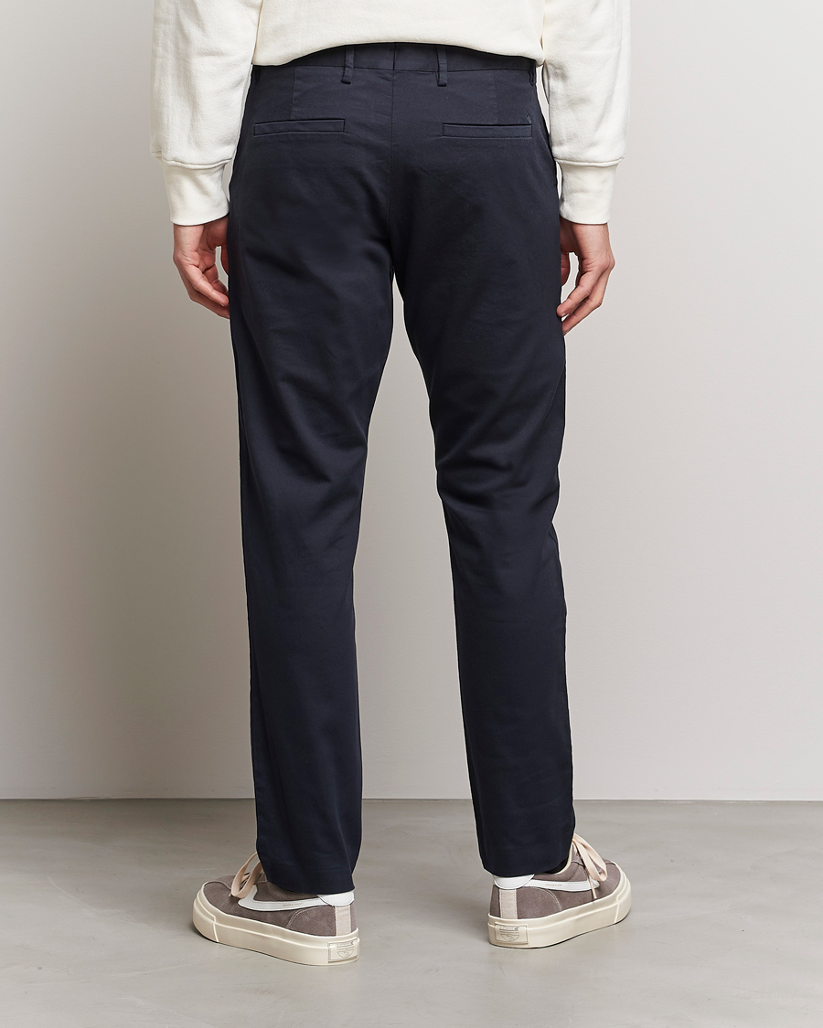 Herre | Bukser | NN07 | Theo Regular Fit Stretch Chinos Navy Blue