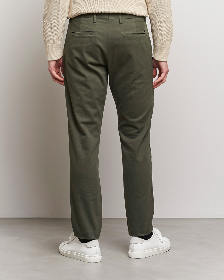 Herre | Bukser | NN07 | Theo Regular Fit Stretch Chinos Army Green