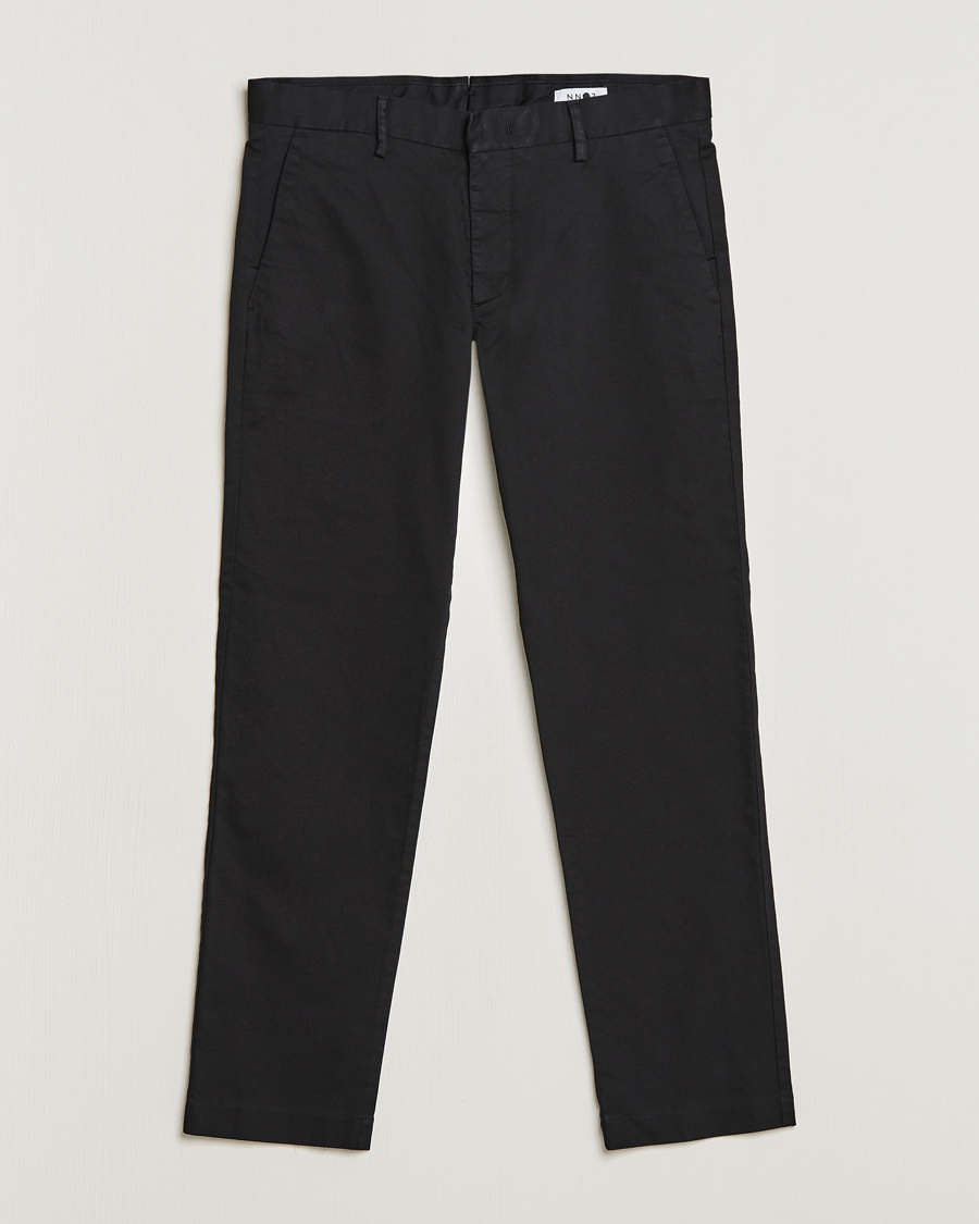 Herre | Bukser | NN07 | Theo Regular Fit Stretch Chinos Black