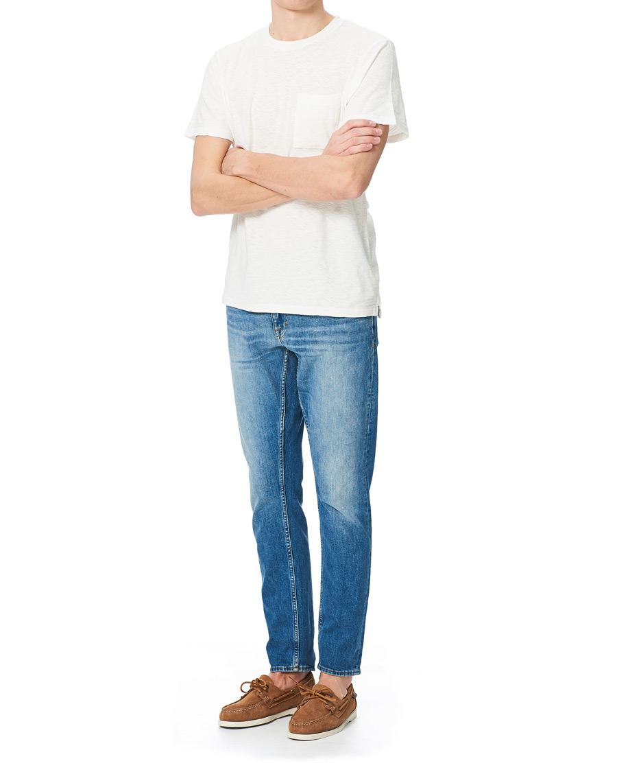 Herre | T-Shirts | NN07 | Aspen Crew Neck Tee Egg White
