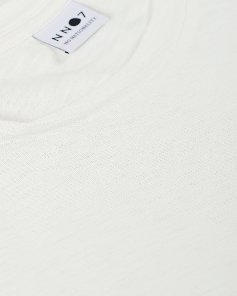 Herre | T-Shirts | NN07 | Aspen Crew Neck Tee Egg White