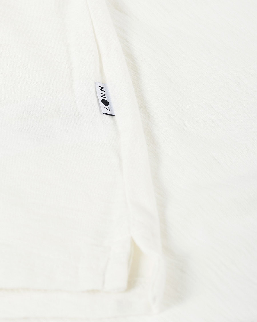 Herre | T-Shirts | NN07 | Aspen Crew Neck Tee Egg White