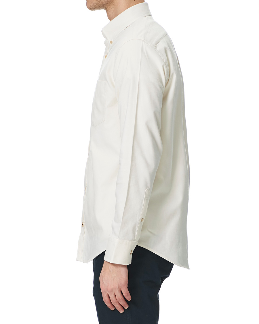 Herre | Skjorter | NN07 | Levon Oxford/Cashmere Shirt Egg White