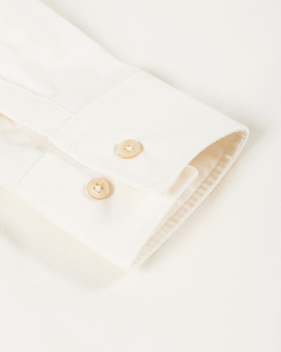 Herre | Skjorter | NN07 | Levon Oxford/Cashmere Shirt Egg White