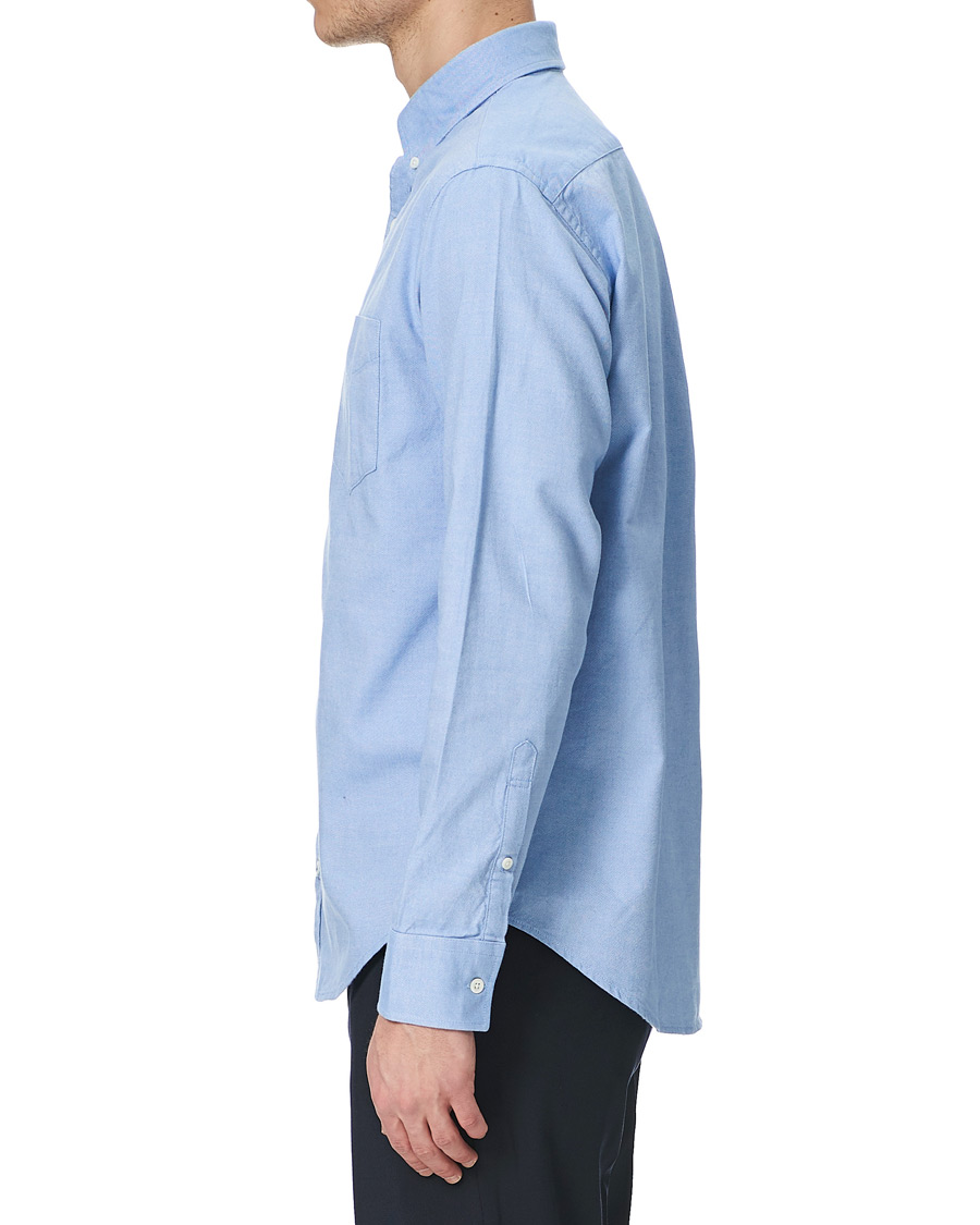 Herre | Skjorter | NN07 | Levon Oxford/Cashmere Shirt Light Blue