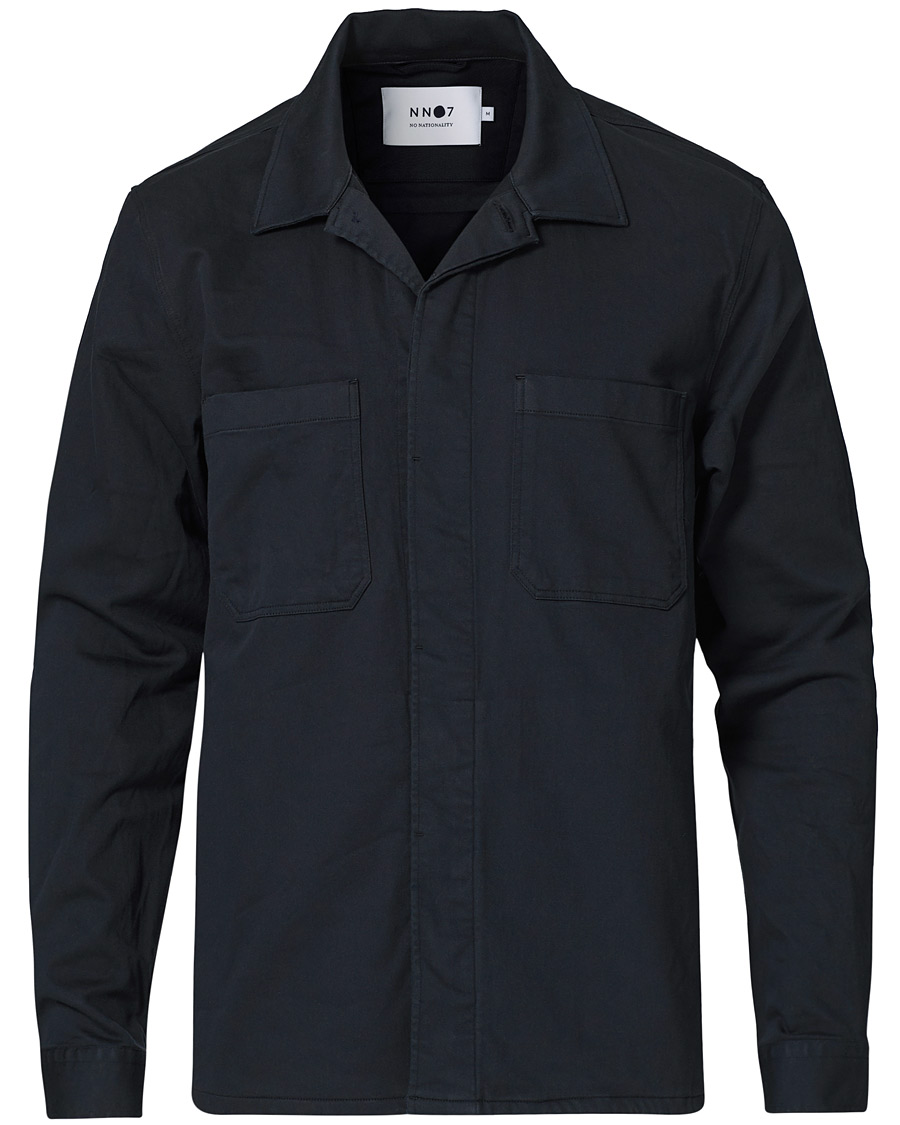 Herre | Skjorter | NN07 | Bernie Overshirt Navy