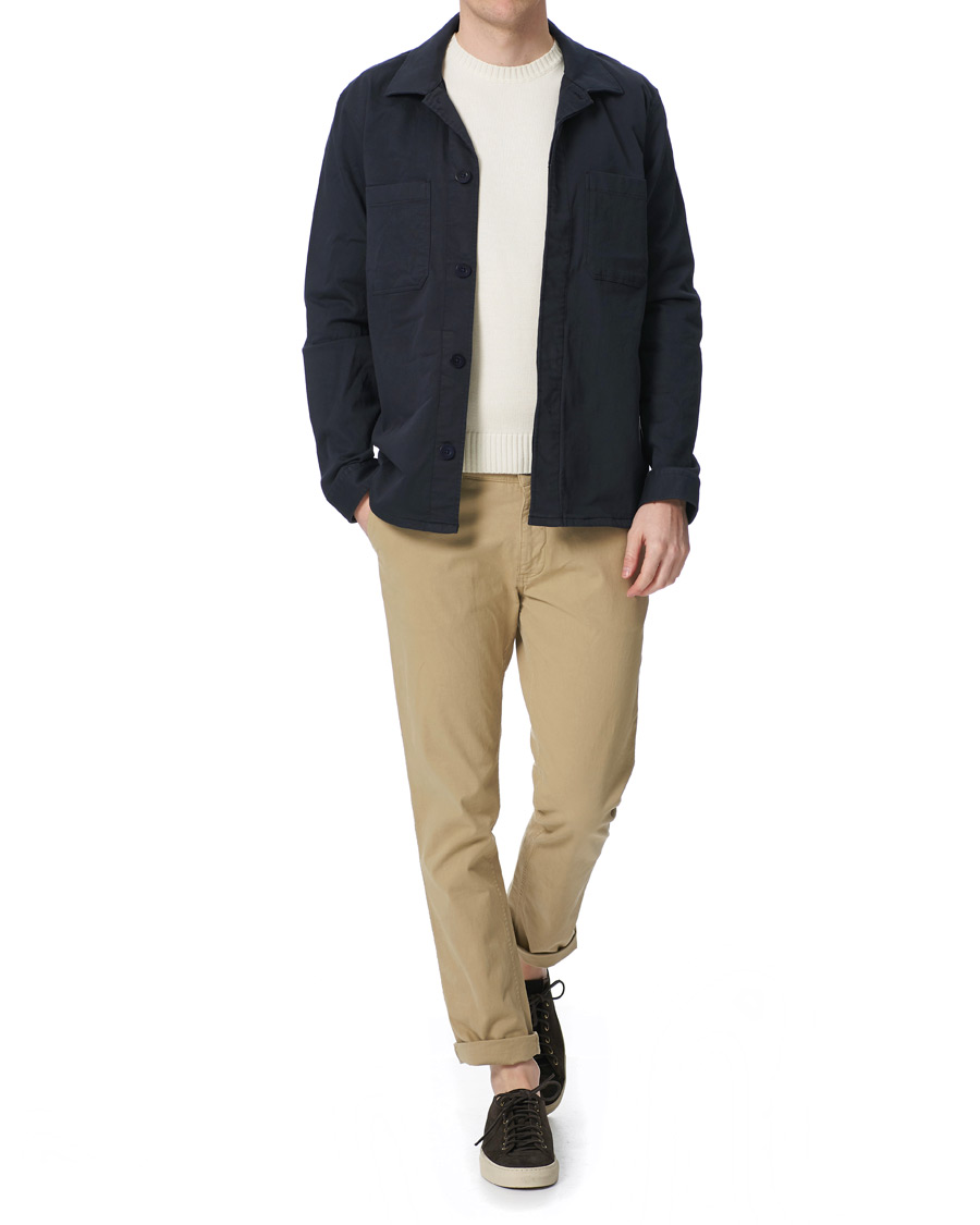 Herre | Skjorter | NN07 | Bernie Overshirt Navy