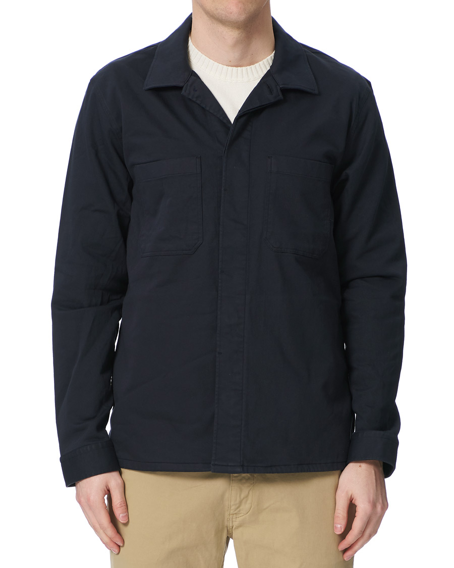 Herre | Skjorter | NN07 | Bernie Overshirt Navy