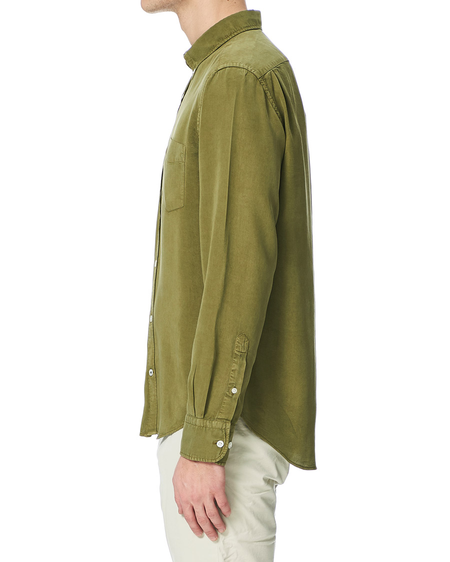 Herre | Skjorter | NN07 | Manza Tencel Shirt Green