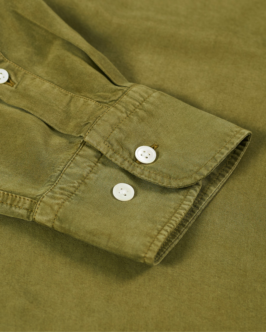 Herre | Skjorter | NN07 | Manza Tencel Shirt Green