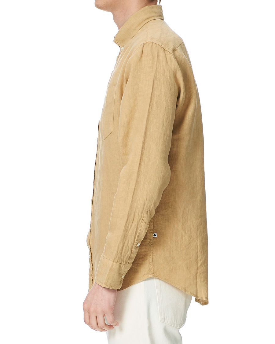 Herre | Skjorter | NN07 | Levon Linen Shirt Khaki