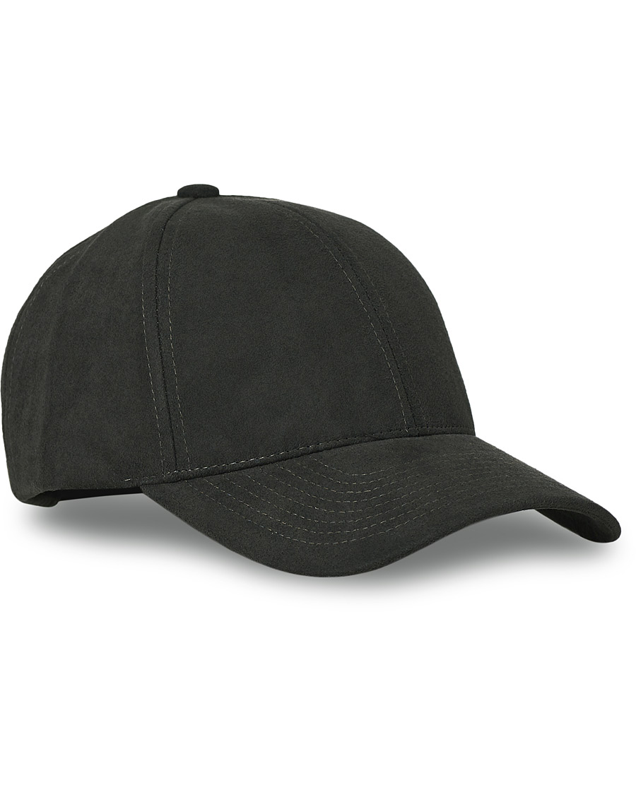 Herre | Varsity Headwear Alcantara Baseball Cap Anthracite Grey | Varsity Headwear | Alcantara Baseball Cap Anthracite Grey