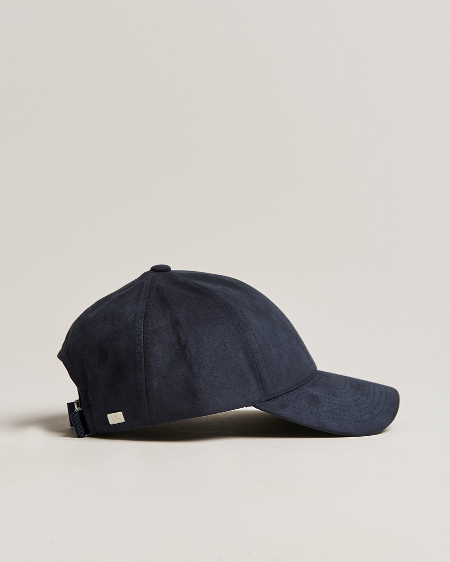 Herre | Varsity Headwear Alcantara Baseball Cap Space Blue | Varsity Headwear | Alcantara Baseball Cap Space Blue