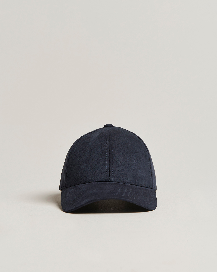 Herre | Varsity Headwear Alcantara Baseball Cap Space Blue | Varsity Headwear | Alcantara Baseball Cap Space Blue