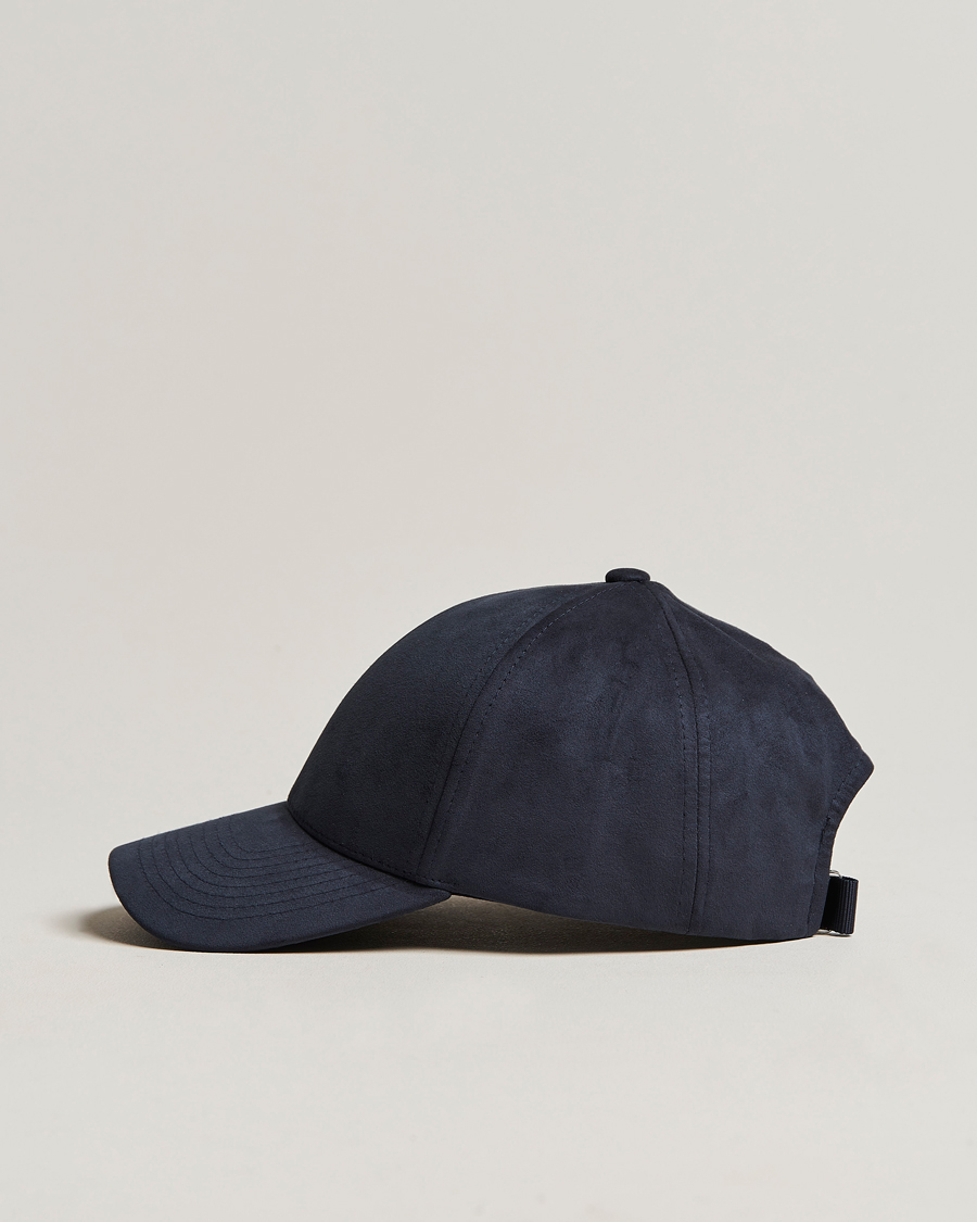 Herre | Varsity Headwear Alcantara Baseball Cap Space Blue | Varsity Headwear | Alcantara Baseball Cap Space Blue