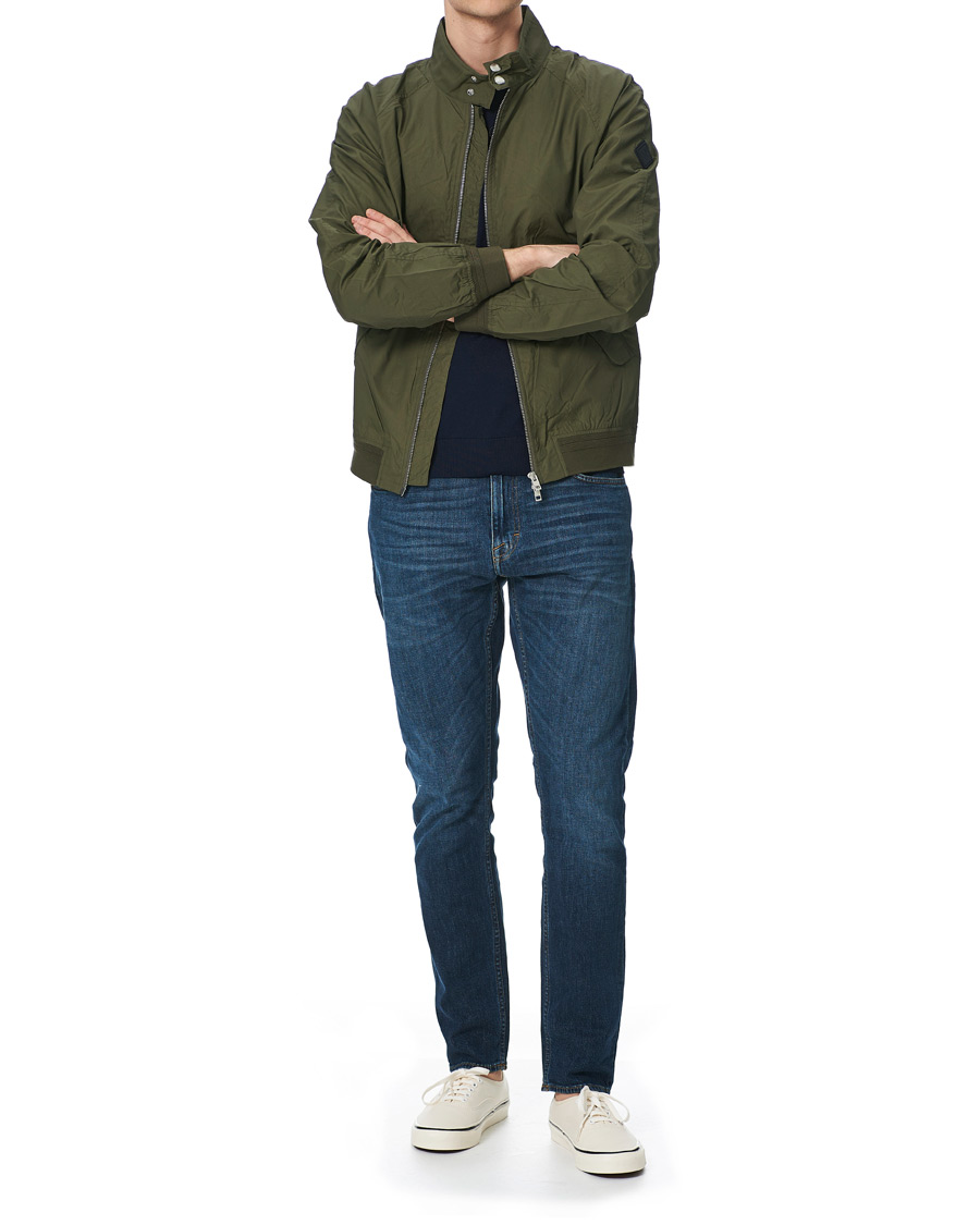 Herre | Jakker | GANT | Nylon Harrington Jacket Dark Leaf