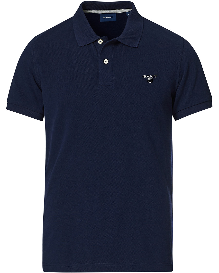 Herre | Pikéer | GANT | The Summer Polo Evening Blue