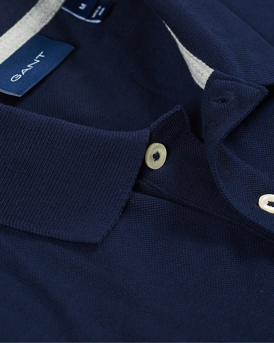Herre | Pikéer | GANT | The Summer Polo Evening Blue