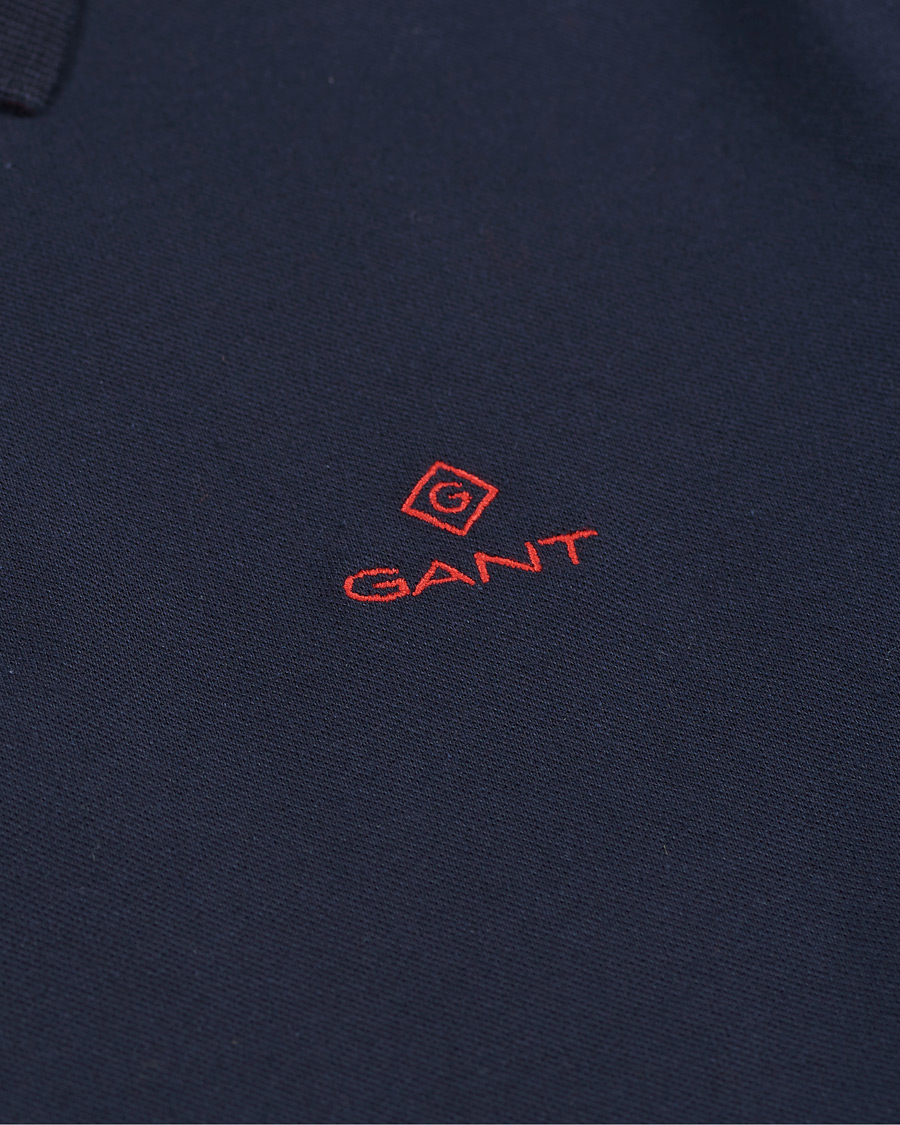 Herre | Pikéer | GANT | Contrast Collar Polo Evening Blue