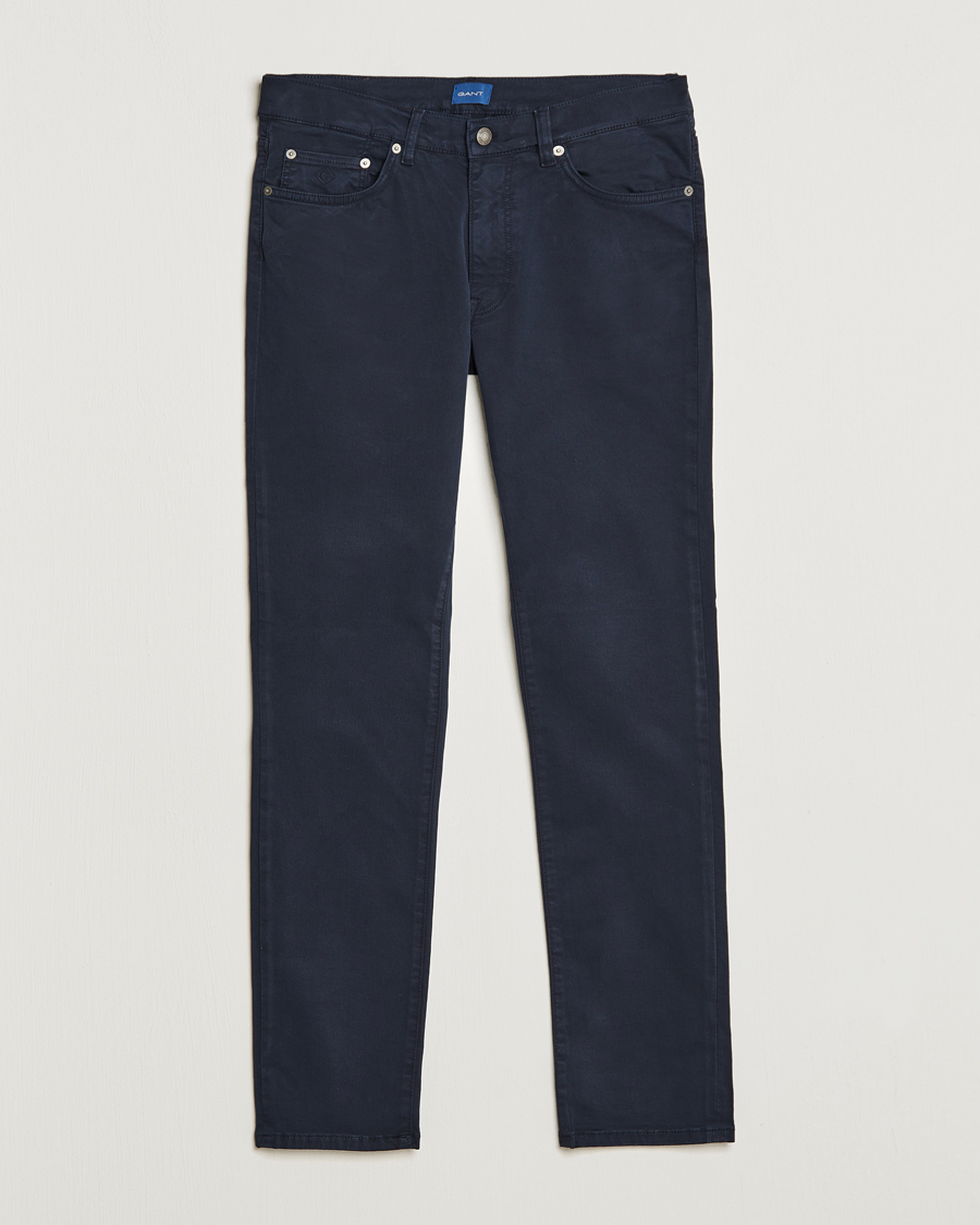 Herre | Bukser | GANT | Hayes Desert Jeans Navy