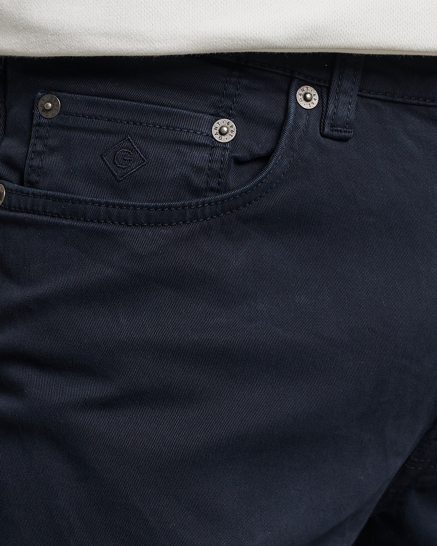 Herre | Bukser | GANT | Hayes Desert Jeans Navy