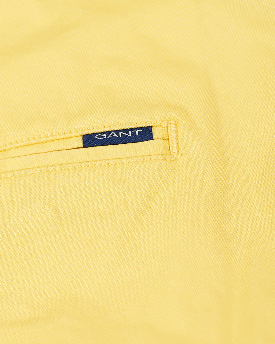 Herre | Shorts | GANT | Regular Sunbleached Shorts Brimstone Yellow