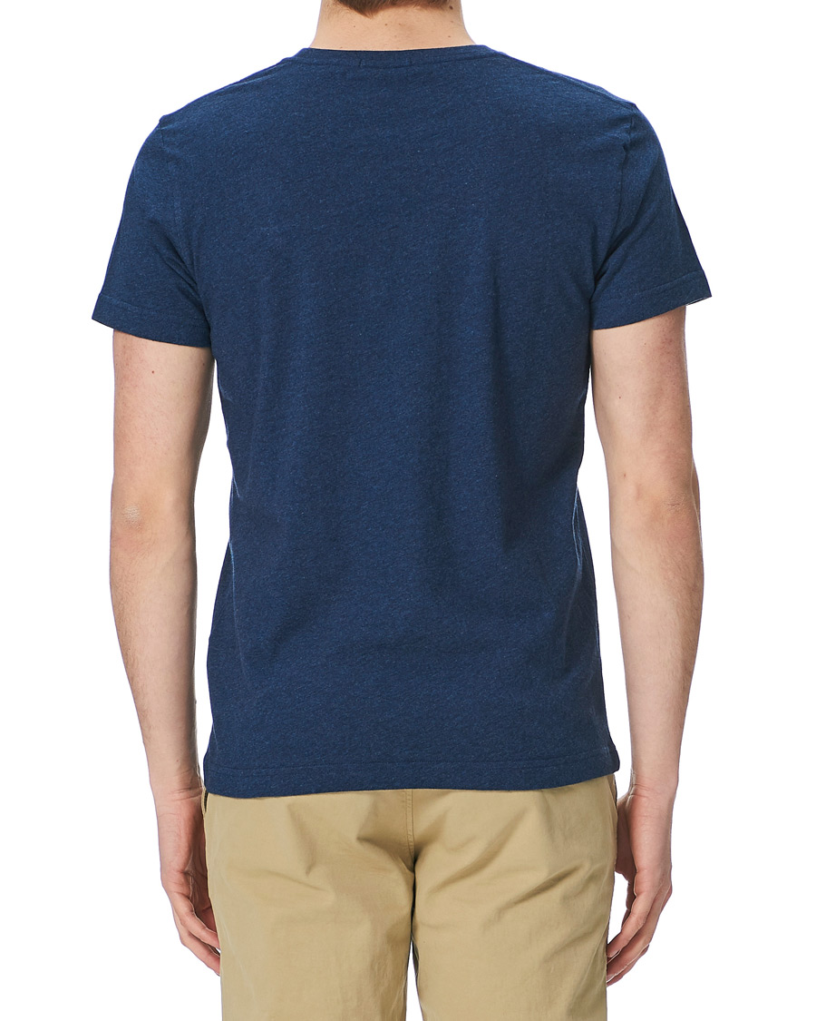 Herre | T-Shirts | GANT | The Original Tee Marine Melange