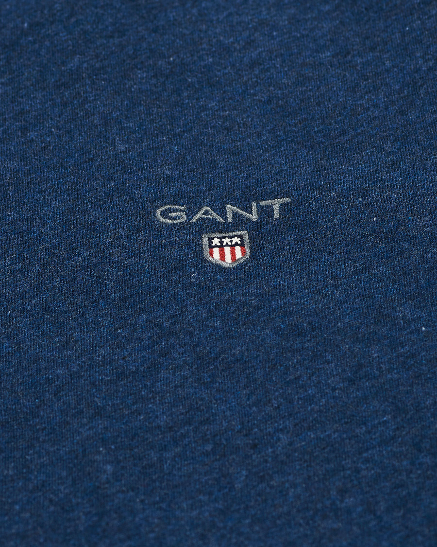 Herre | T-Shirts | GANT | The Original Tee Marine Melange