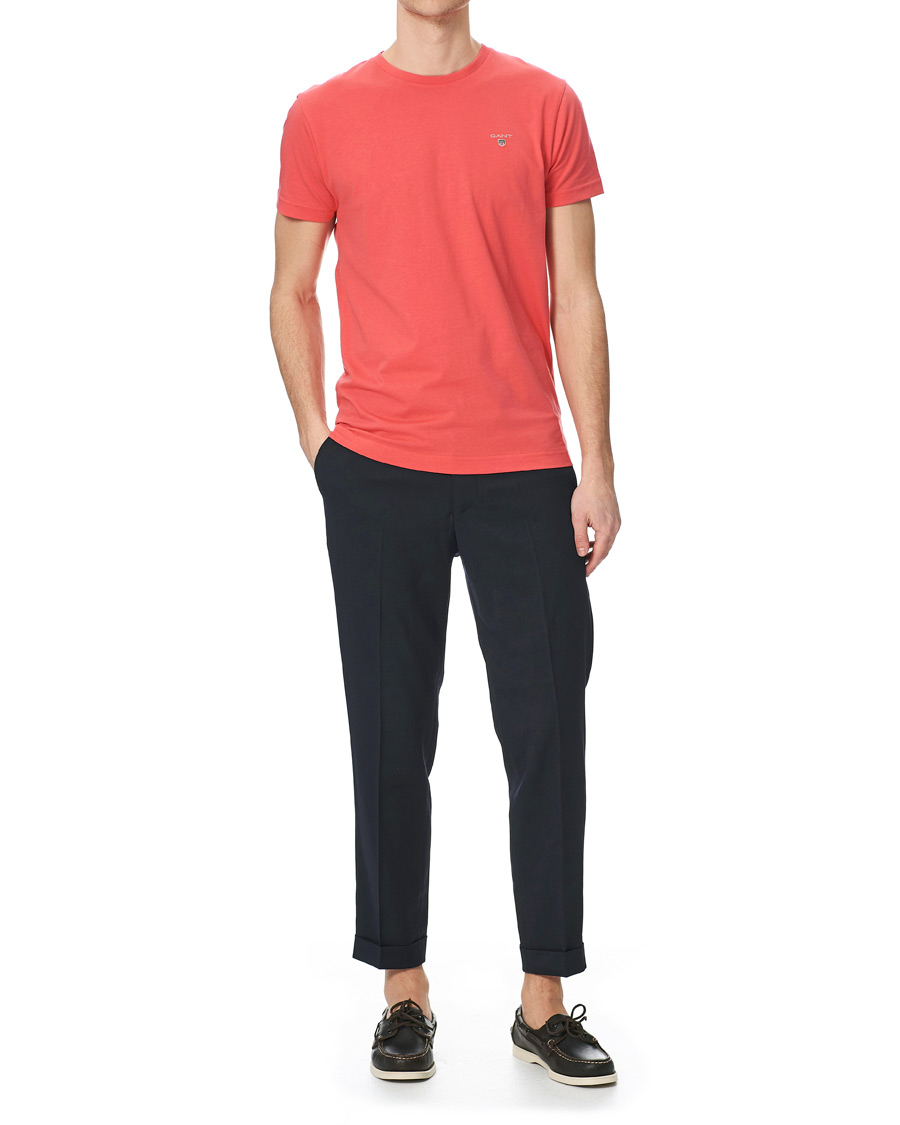 Herre | T-Shirts | GANT | The Original Tee Paradise Pink