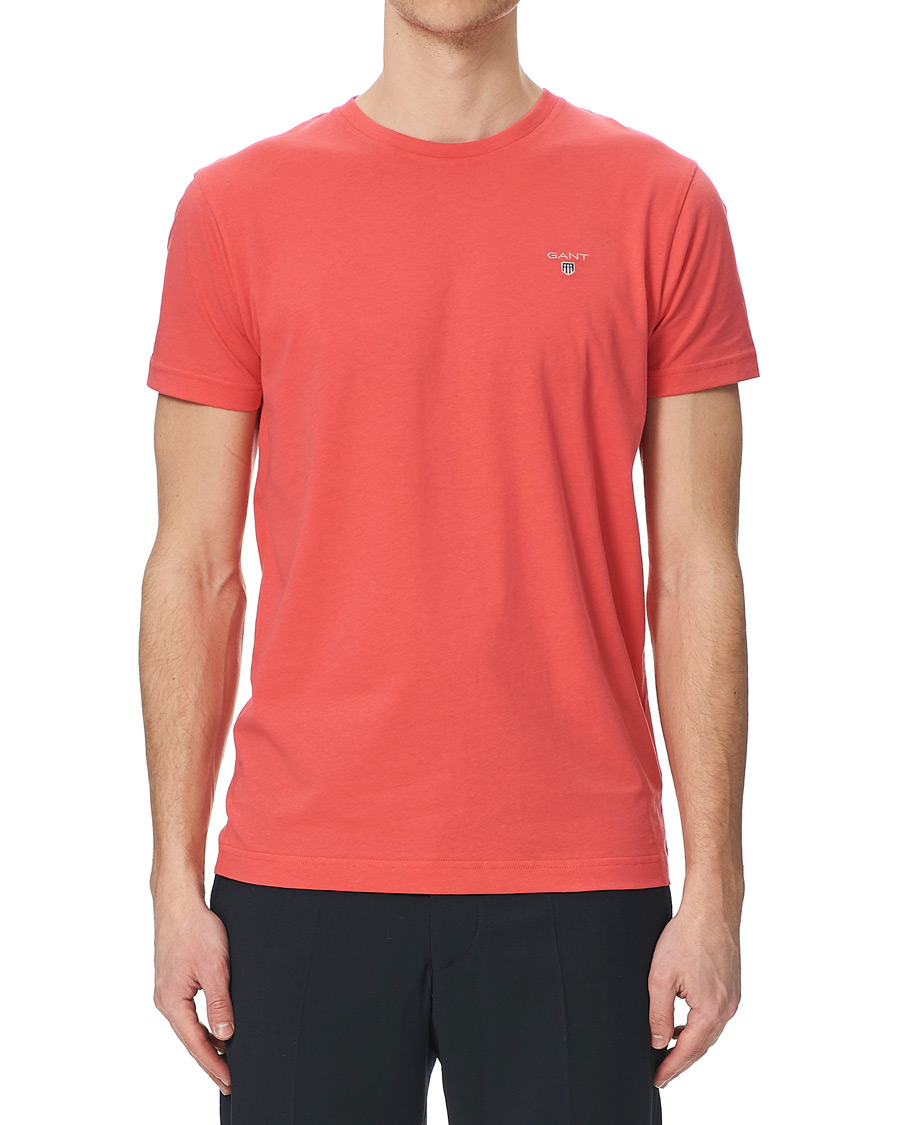 Herre | T-Shirts | GANT | The Original Tee Paradise Pink