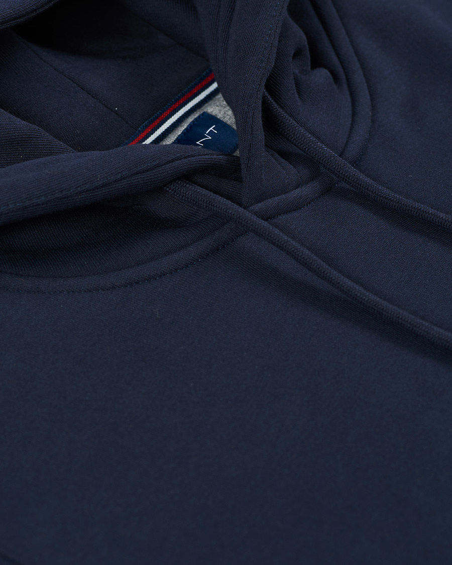 Herre | Gensere | Gant | Original Shield Logo Hoodie Evening Blue