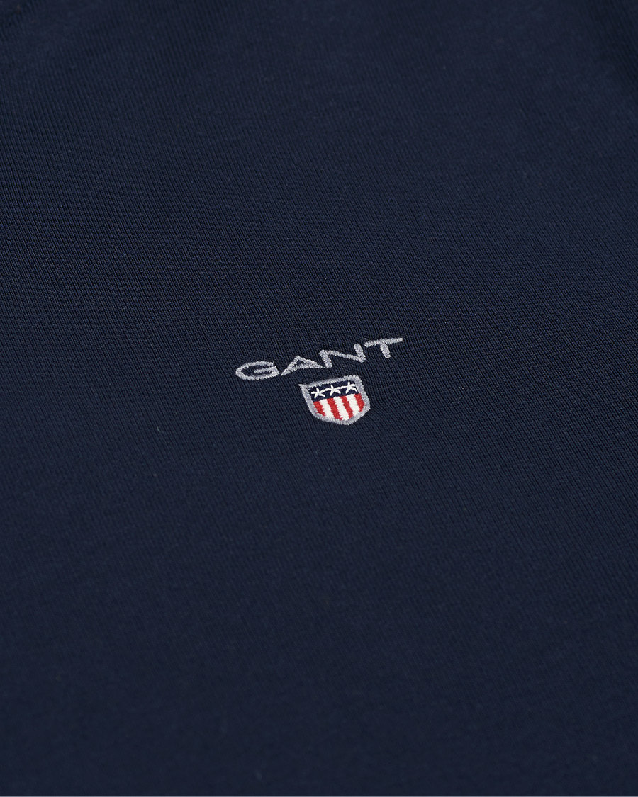 Herre | Gensere | Gant | Original Shield Logo Hoodie Evening Blue