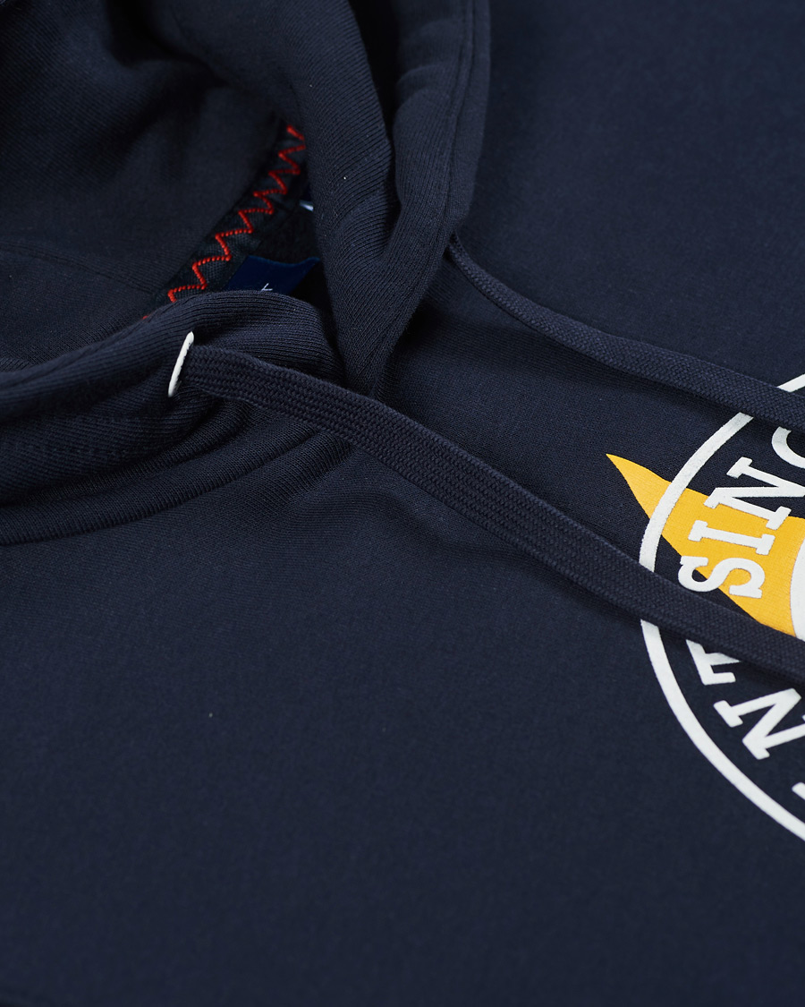 Herre | Gensere | GANT | Nautical Logo Hoodie Evening Blue