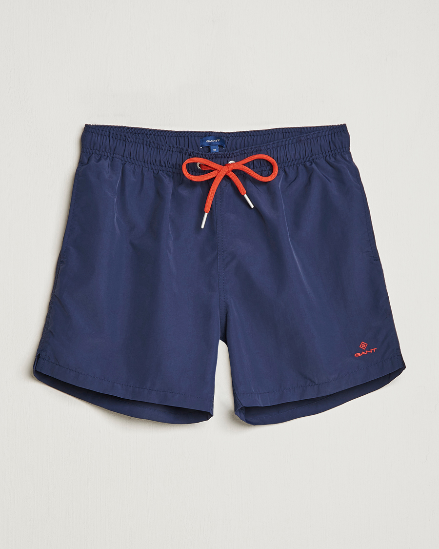 Herre | Badeshorts | GANT | Basic Swimshorts Marine