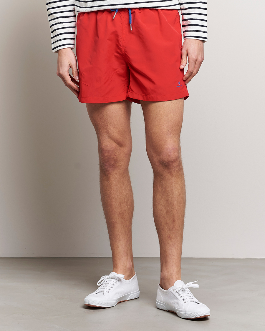 Herre | Badeshorts | GANT | Basic Swimshorts Bright Red