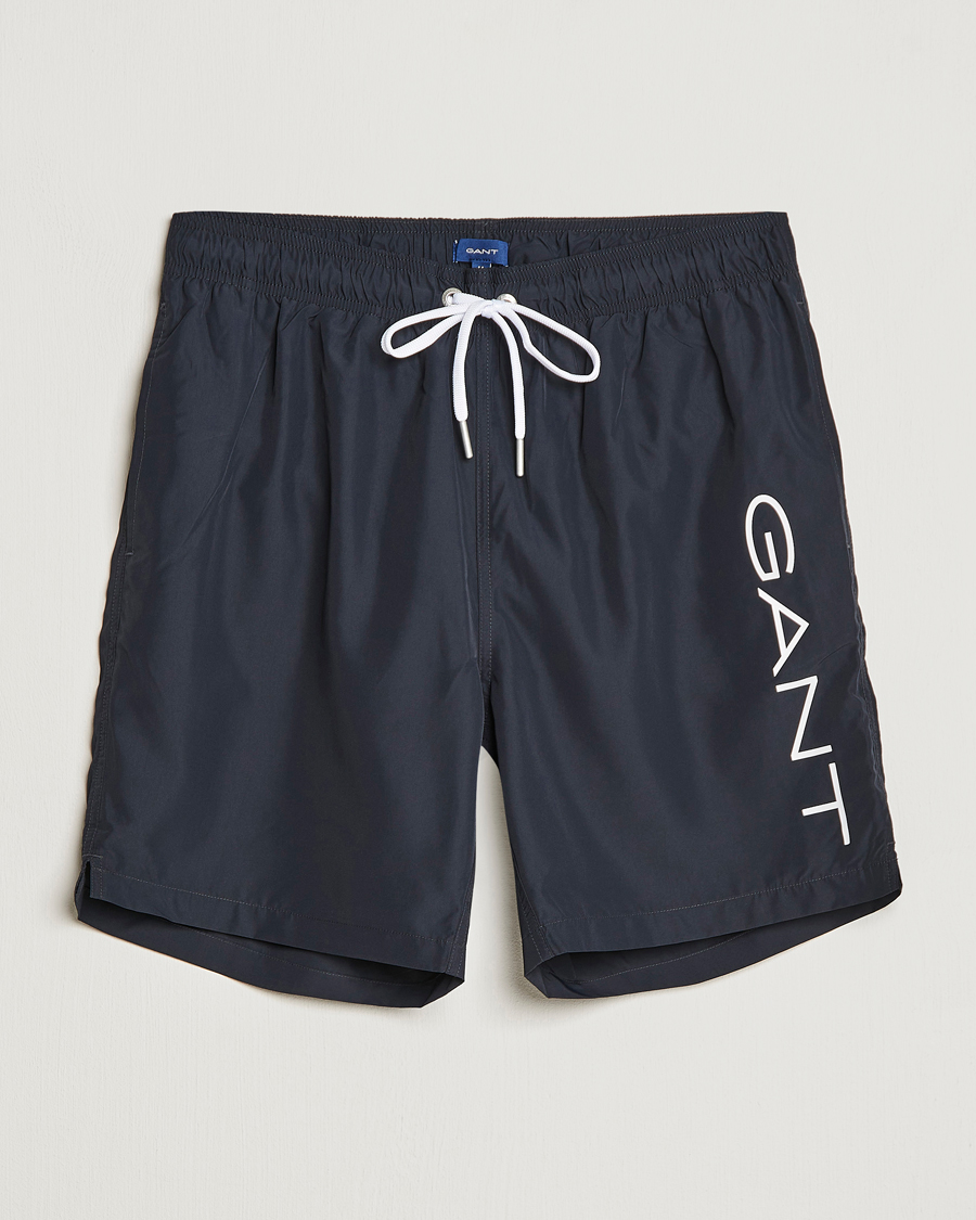 Herre | Badeshorts | GANT | Lightweight Logo Swimshorts Black