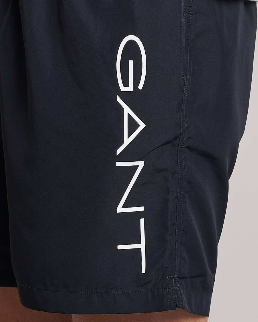 Herre | Badeshorts | GANT | Lightweight Logo Swimshorts Black