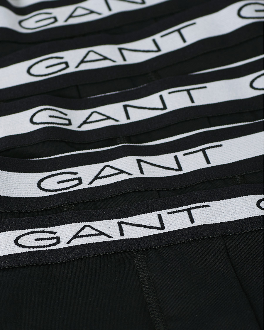 Herre | Undertøy | Gant | 5-Pack Trunks Black