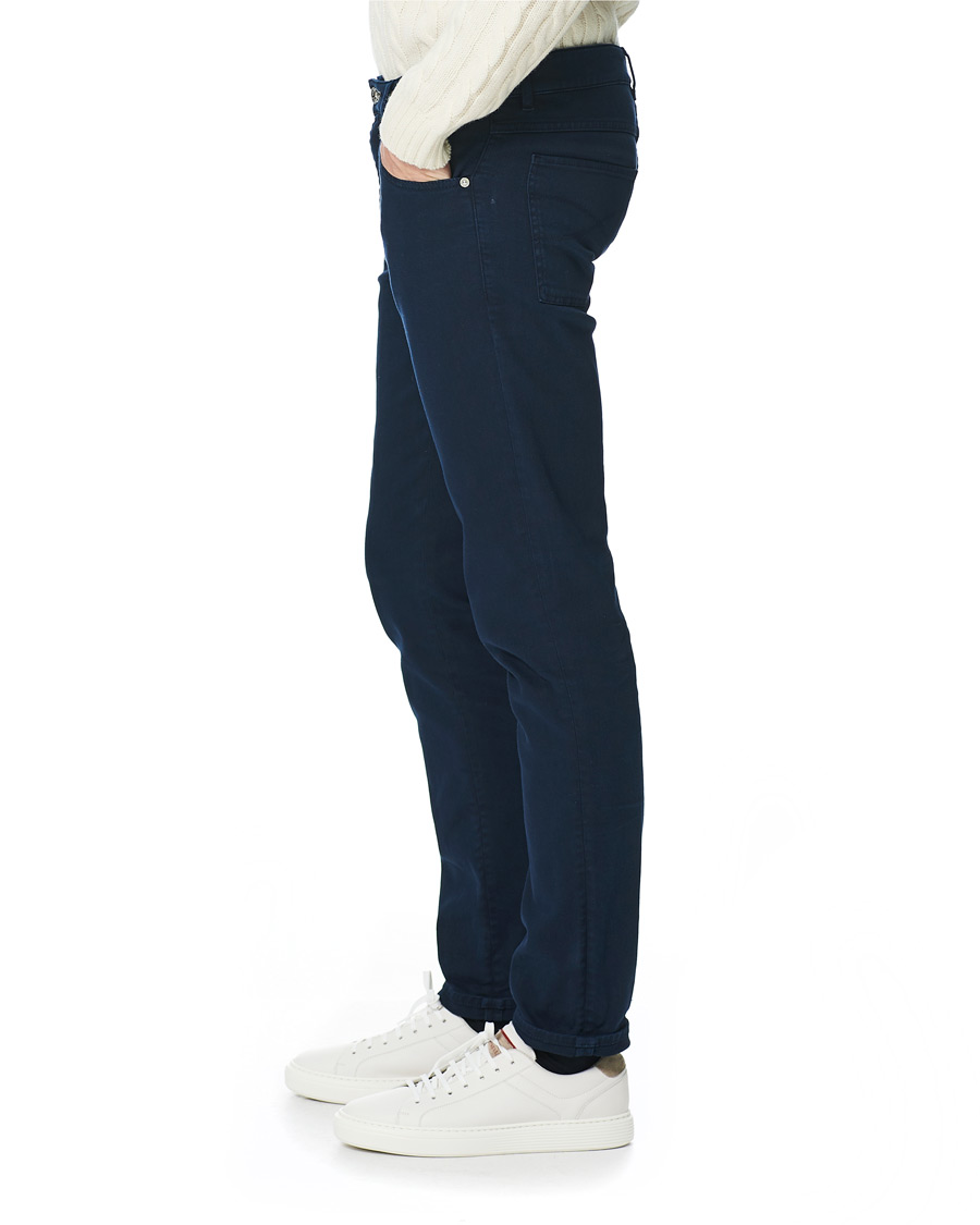 Herre | Bukser | Brunello Cucinelli | Slim Fit 5-Pocket Twill Pants Navy