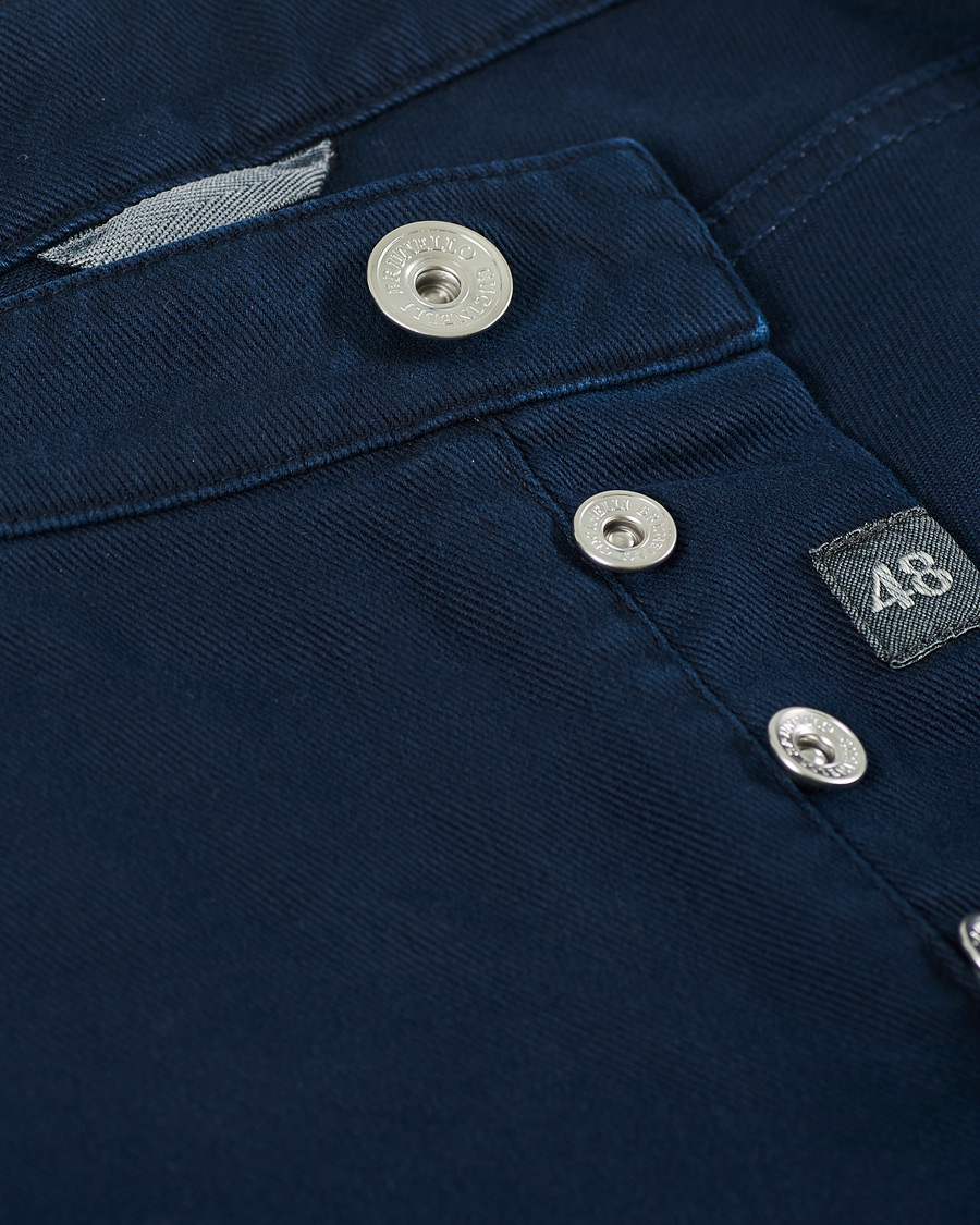 Herre | Bukser | Brunello Cucinelli | Slim Fit 5-Pocket Twill Pants Navy