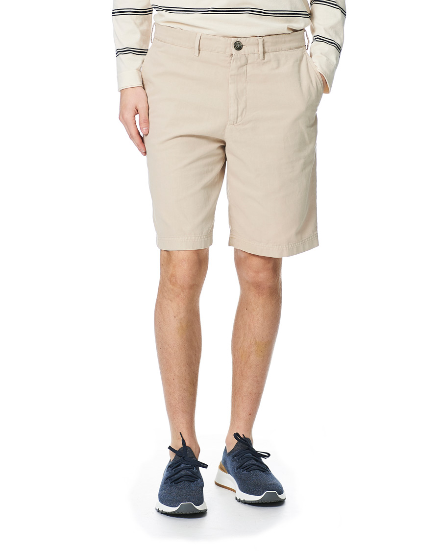 Herre | Shorts | Brunello Cucinelli | Cotton Comfort Shorts Beige 46