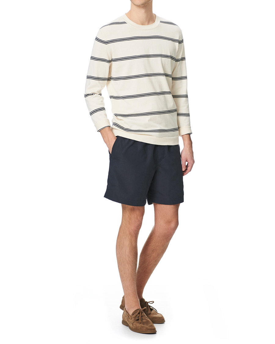 Herre | Badeshorts | Brunello Cucinelli | Drawstring Swim Trunks Navy