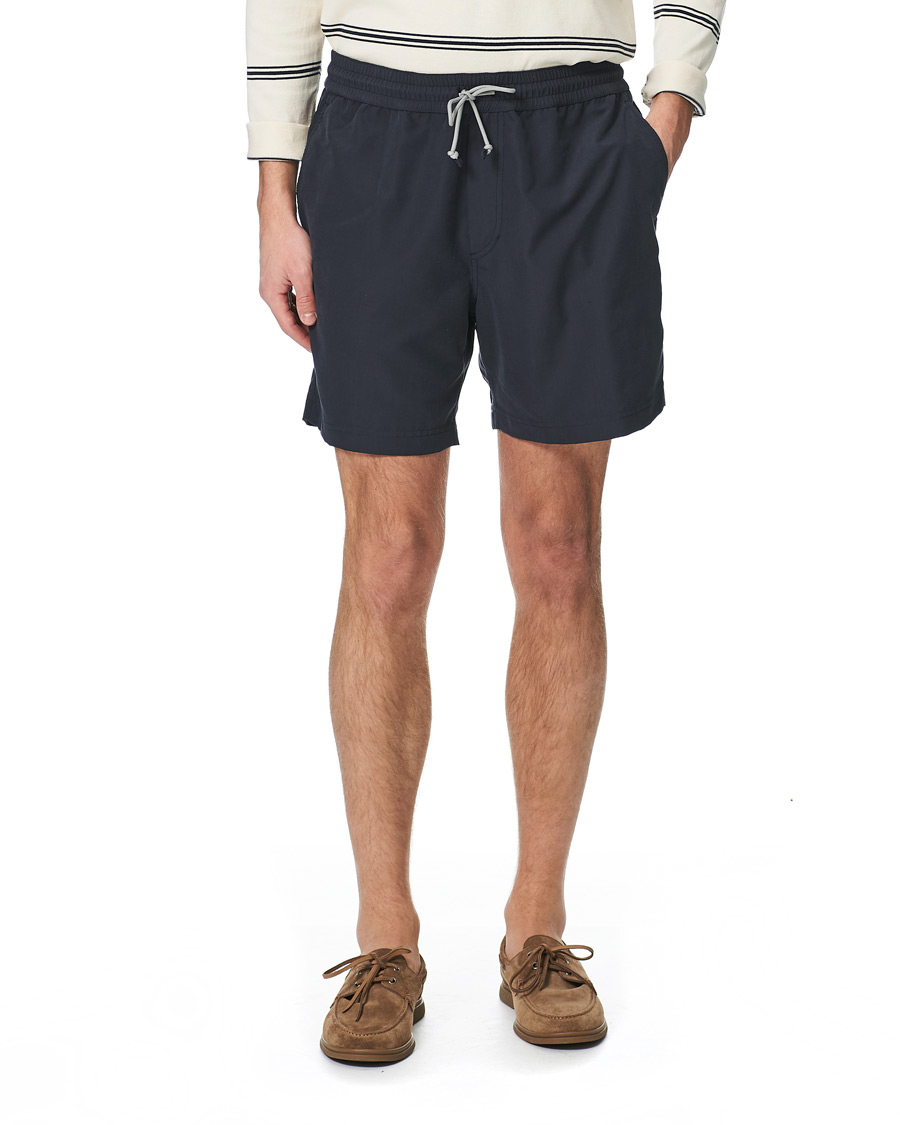 Herre | Badeshorts | Brunello Cucinelli | Drawstring Swim Trunks Navy