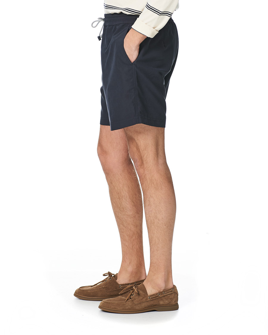 Herre | Badeshorts | Brunello Cucinelli | Drawstring Swim Trunks Navy
