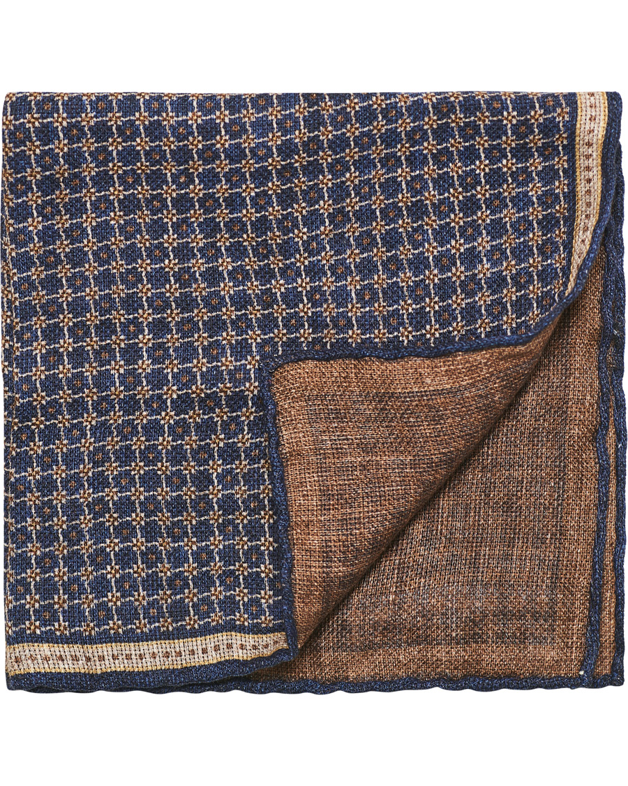 Herre | Brunello Cucinelli Pocket Square Navy | Brunello Cucinelli | Pocket Square Navy