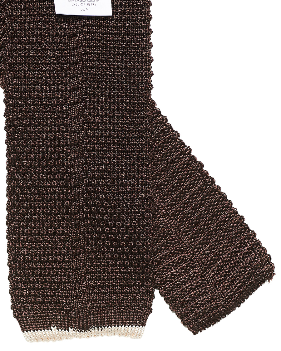 Herre | Brunello Cucinelli Knitted Tie Brown | Brunello Cucinelli | Knitted Tie Brown