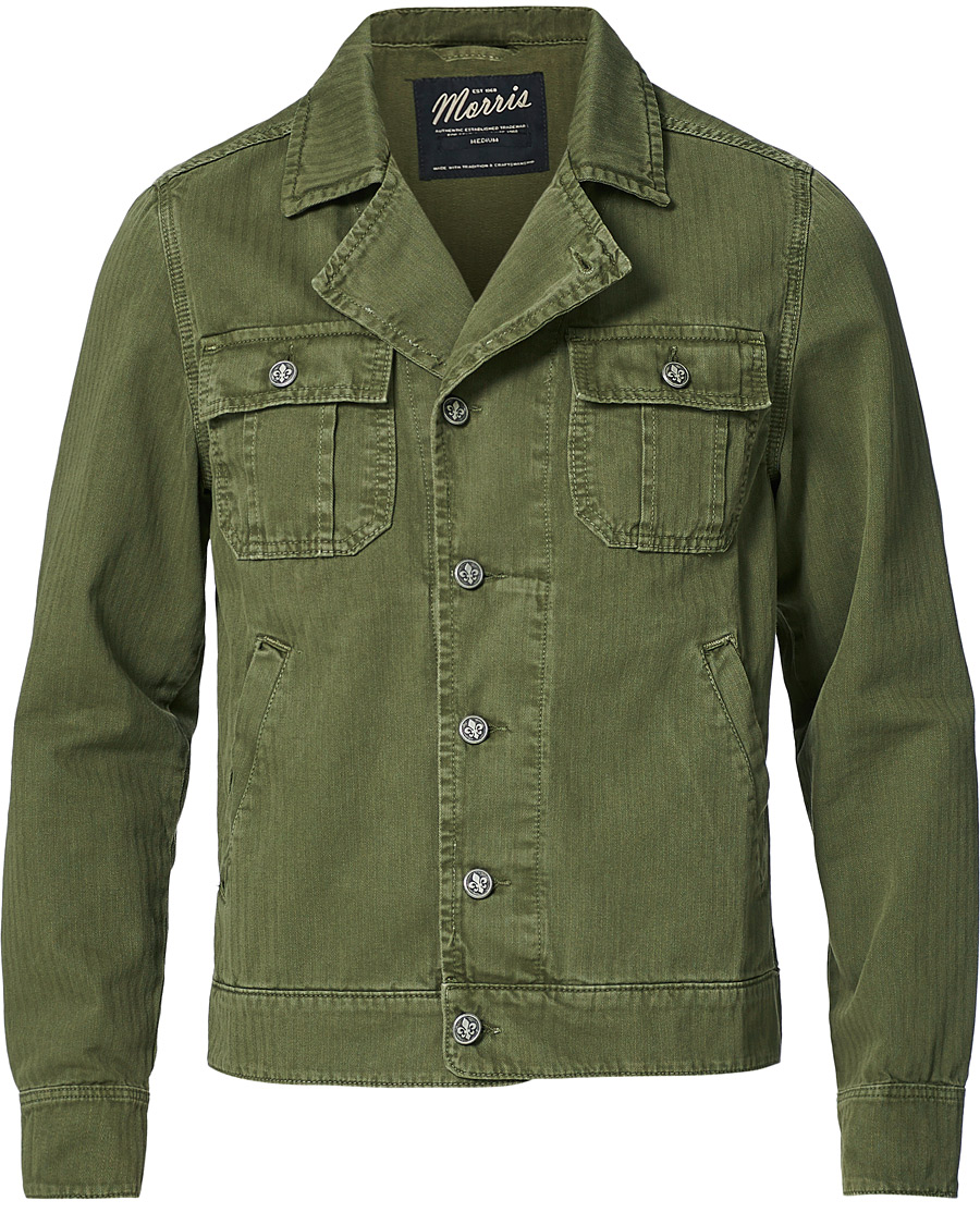 Herre | Jakker | Morris | Rochefort Twill Jacket Olive