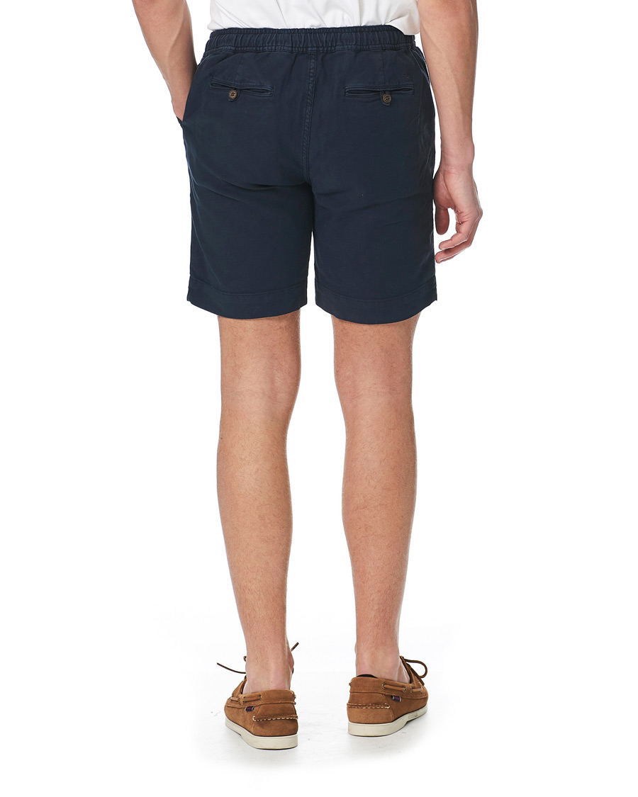 Herre | Shorts | Morris | Winward Linen Drawstring Shorts Blue